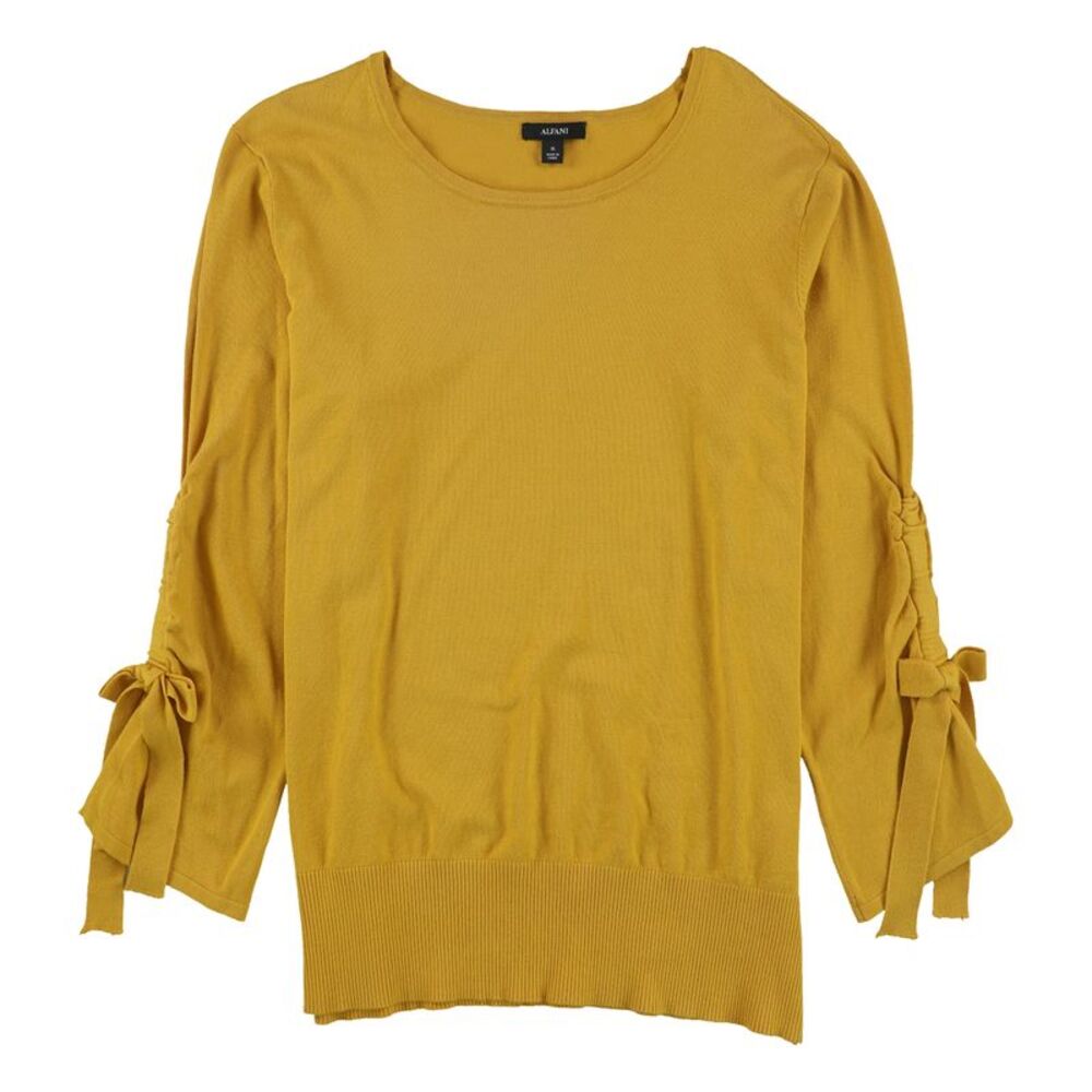 Alfani Womens Bow Sleeve Pullover Sweater, NWT